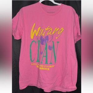 Pink Wu-Tang Clan Graphic T-Shirt large